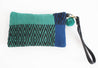 Colorful wristlet handwoven out of sheep's wool by indigenous artisans in Peru