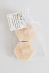 Shea butter honey comb shaped soap ethically made in the USA.