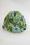 Hand-sewn African kitenge fabric weekender  duffle bag
