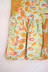 Pastel paisley print wrap skirt.