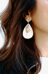 Golden Sleigh Earring