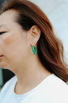 Amanecer Jacaranda Hoop Earrings