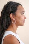 Amanecer Flor Hoops