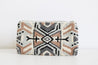 Aztec pattern pouch bag