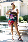 Multicolor Leaf Sarong
