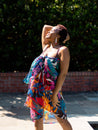 Multicolor Leaf Sarong