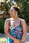 Multicolor Leaf Sarong