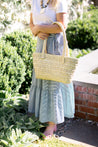 Navy and White Stripe Classic Tiered Wrap Skirt
