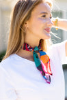 Multicolor Leaf Scarf