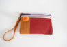 Colorful wristlet handwoven out of sheep's wool by indigenous artisans in Peru