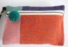 Colorful wristlet handwoven out of sheep's wool by indigenous artisans in Peru