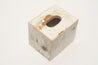 Tissue box cover handmade out of wood and cattle horn