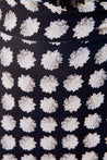 Black and white floral wrap skirt