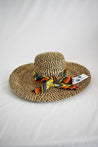 Umatima Banana Leaf Hat with Kitenge Tie