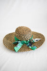 Umatima Banana Leaf Hat with Kitenge Tie