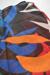 Multicolor Leaf Scarf
