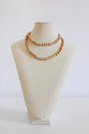 handcrafted beaded necklace worn two ways