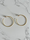 Coiled Hoop Earrings
