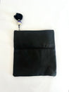 Foldover clutch bag handcrafted out of sheep's wool and leather by artisans in Peru