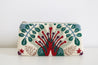 Travel pouch in wildflower pattern