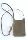 100% genuine leather phone crossbody purse