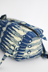 Hand-sewn African kitenge fabric overnight duffle bag