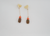 Simplistic yet stunning earrings that make a subtle statement, featuring agate gemstones and unikite.