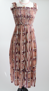 Pink, Purple, Tan, dress
