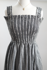 Navy and White Stripped Dress