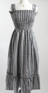 Navy and White Stripped Dress