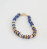 Handmade mixed texture colorful beaded short necklace