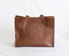 Genuine leather tote bag ethically sourced and sustainably made by artisans overcoming poverty in Ethiopia