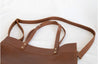 Genuine leather tote bag ethically sourced and sustainably made by artisans overcoming poverty in Ethiopia