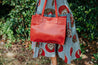 Genuine leather tote bag ethically sourced and sustainably made by artisans overcoming poverty in Ethiopia
