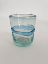 Clear Bubble Glass with Colorful Wave