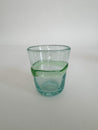 Clear Bubble Glass with Colorful Wave