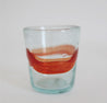 Clear Bubble Glass with Colorful Wave