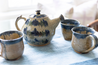 Handmade ceramic tea pot