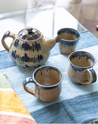 Handmade ceramic tea pot