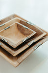 Titus Wooden Inlaid Bowl Set