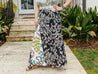 Contrasting Flora Classic Wrap Skirt