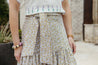 Yellow Meadow Classic Tiered Wrap Skirt