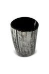 Vase Black 8" - Ethically Sourced Cattle Horn Home Decor
