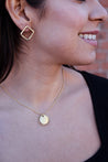 Abraham Hammered/Layered Circle Necklace