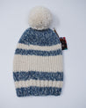 Pampa Striped Pom Beanie