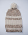 Pampa Striped Pom Beanie