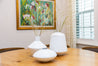 White Haitian Steel Vase