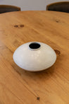 White Haitian Steel Vase