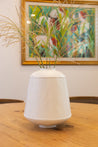 White Haitian Steel Vase