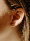 Celestial Stud Earrings on Model - Stars - Artisan Crafted Jewelry